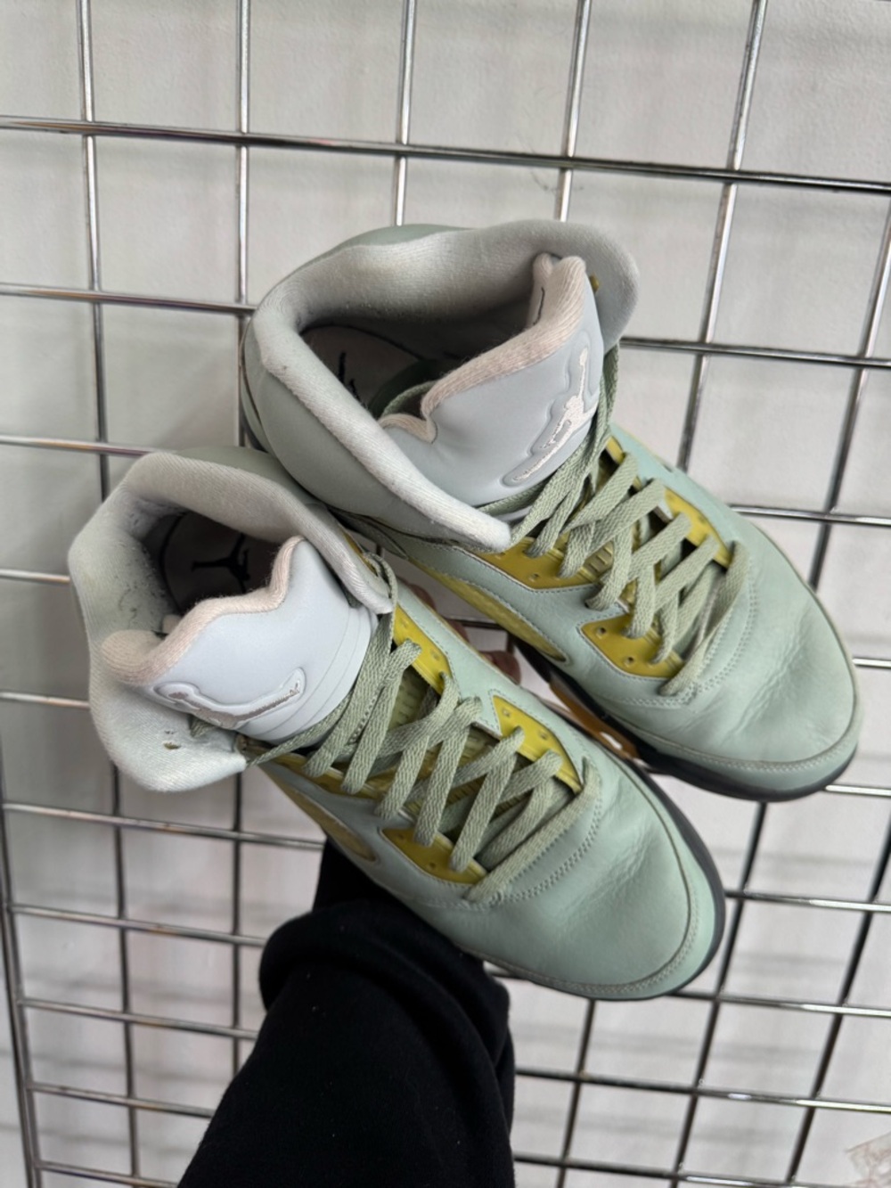 Nike Air Jordan 5 Retro Jade Horizon Mens Size 13 Green Silver DC7501-300 - Picture 10 of 10